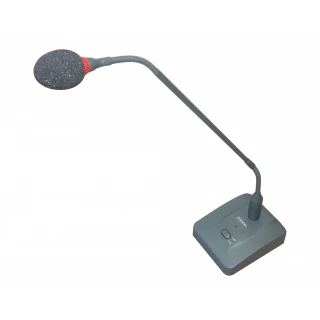 Pulpit mikrofonu SLICAN AUD.IP-DMIC1 typu gęsia szyja do wygłaszania komunikatów na głośniki  1151-115-925